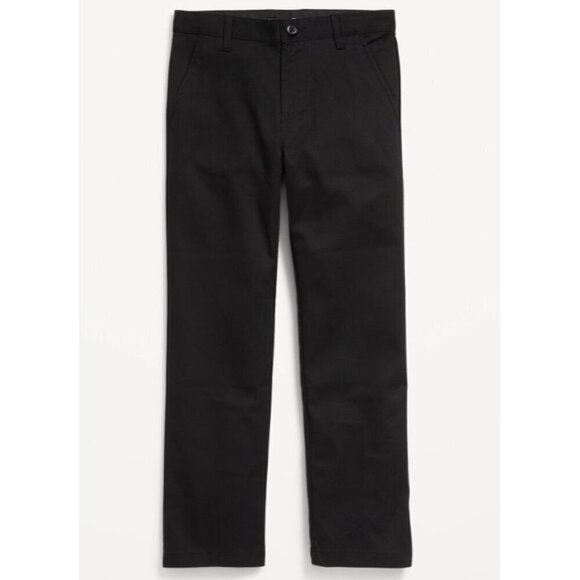 Old Navy Uniform Straight Leg Pants for Boys Black Size 14 Regular - Picture 3 of 5